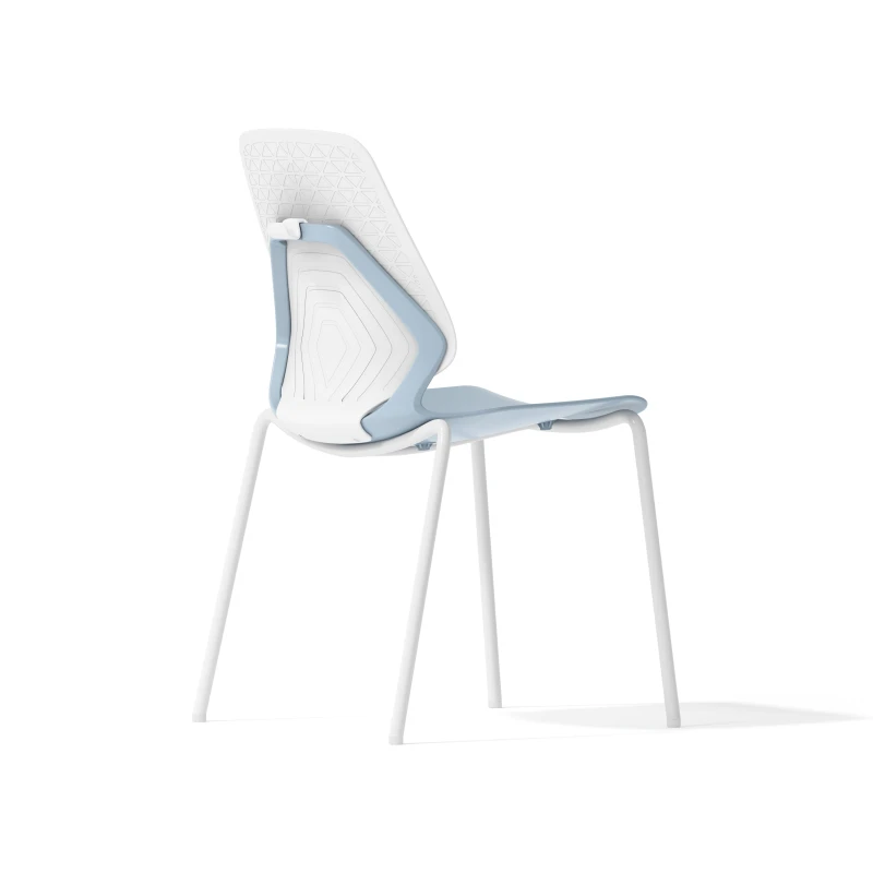 Stackable Polypropylene Training Chair With Detachable Hook